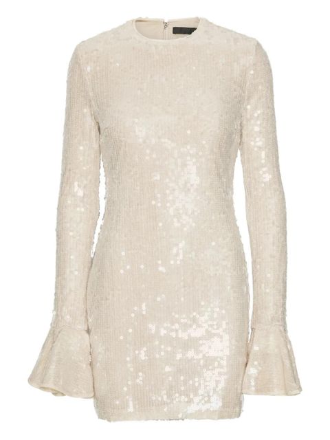 ROTATE BIRGER CHRISTENSEN sequin mini dress - Neutrals - zdjęcie produktu nr 1