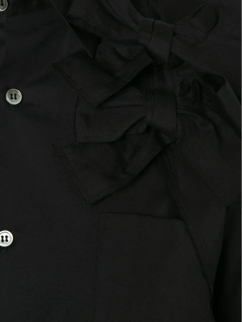 Comme Des Garçons bow detail shirt - Black