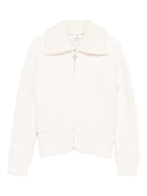 Casablanca ribbed padded jacket - White - zdjęcie produktu nr 1