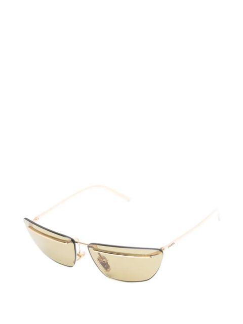 Prada Eyewear geometric-frame sunglasses - Gold - zdjęcie produktu nr 2