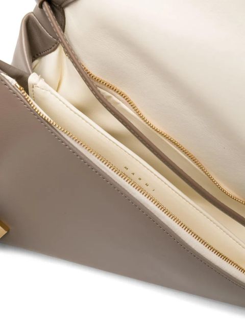 Marni Prisma leather triangle bag - Neutrals