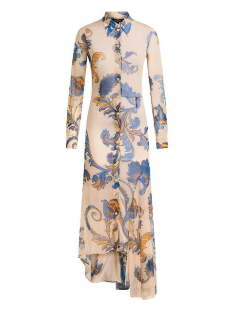 ETRO floral-print shirt dress - Neutrals - zdjęcie produktu nr 1