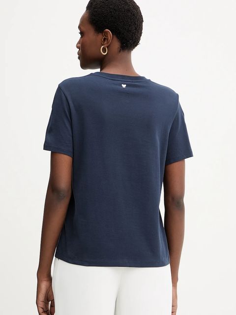 Weekend Max Mara t-shirt bawełniany CLOWN damski kolor granatowy 2525976012600