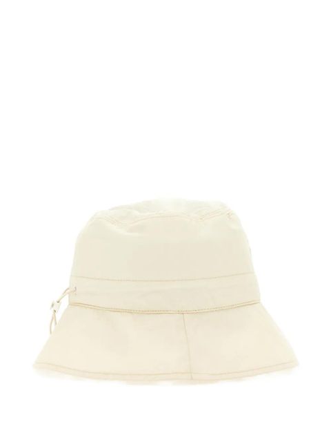 Moncler logo-detail bucket hat - Neutrals