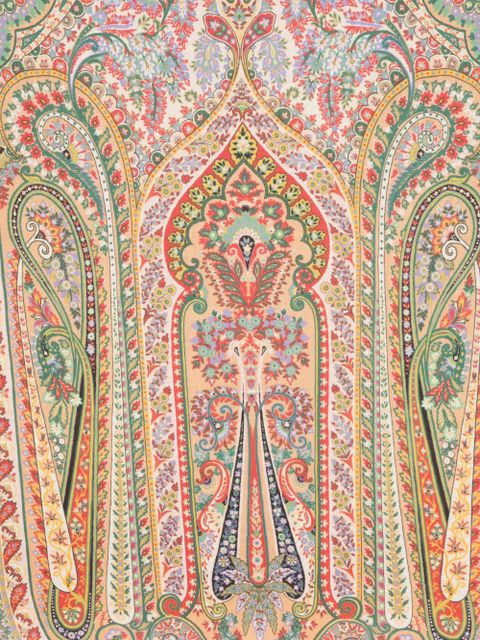 ETRO Delhi cashmere-silk blend scarf - Orange