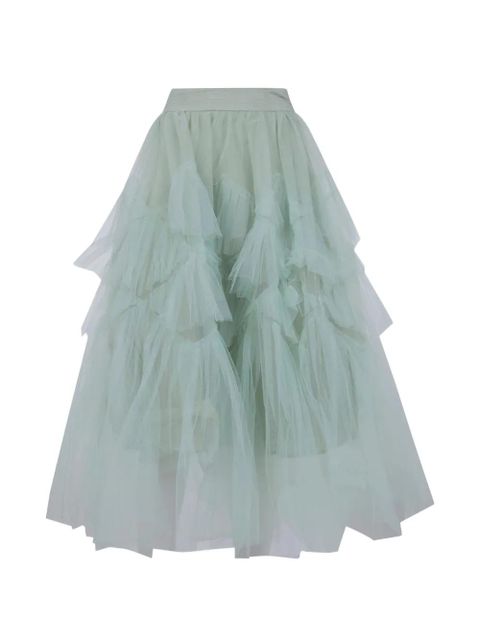 Essentiel Antwerp ruffled midi skirt - Green - zdjęcie produktu nr 1