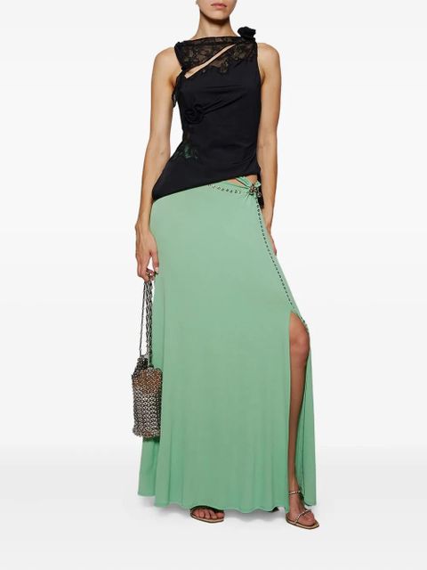 Coperni flower-detail tank top - Black - zdjęcie produktu nr 2