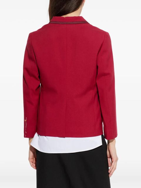 Marni buttoned pocket blazer - Red