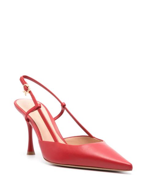Gianvito Rossi Ascent 85mm slingback pumps - Red - zdjęcie produktu nr 2