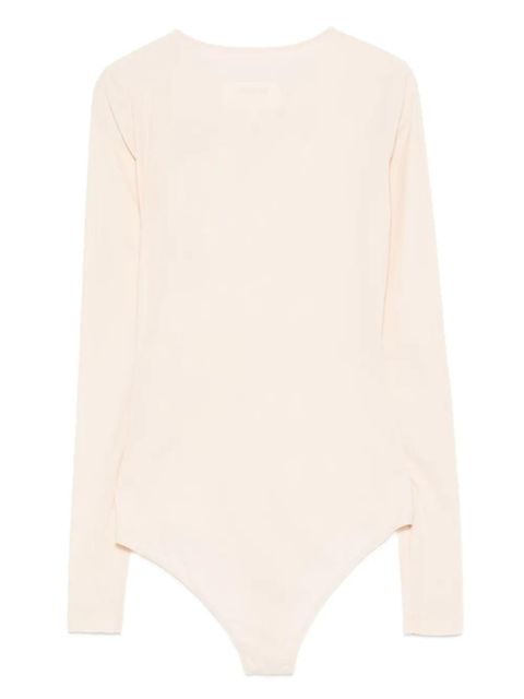 MM6 Maison Margiela crew-neck bodysuit - Neutrals - zdjęcie produktu nr 2