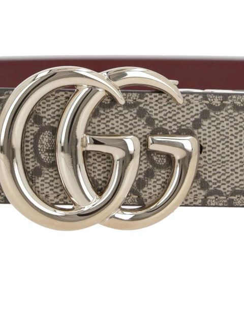 Gucci signature Double G-buckle reversible leather belt - Brown - zdjęcie produktu nr 2