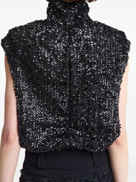 16Arlington Ovica sequinned tank top - Black