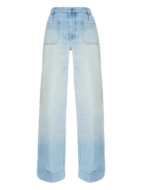 Victoria Beckham patch-pocket jeans - Blue - zdjęcie produktu nr 1
