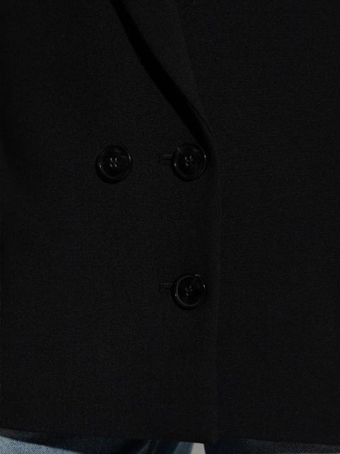 Victoria Beckham double-breasted peak-lapel jacket - Black