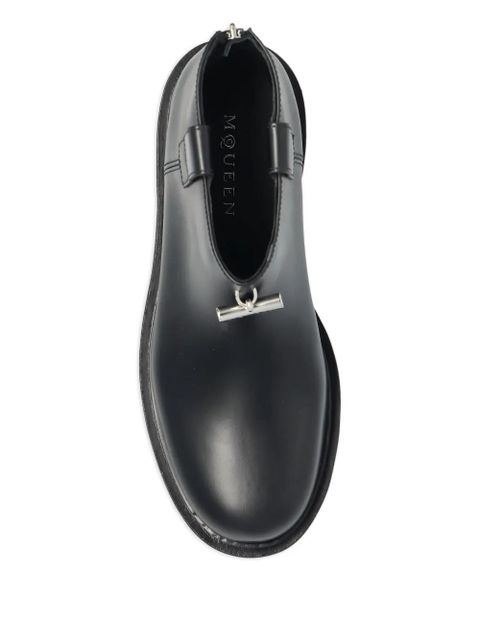 Alexander McQueen zip-fastening platform ankle boots - Black - zdjęcie produktu nr 2