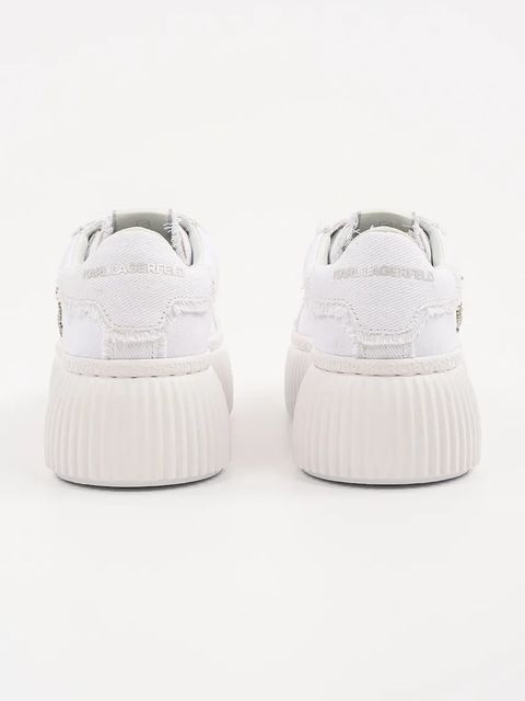 Karl Lagerfeld sneakersy KREEPER LO damskie kolor biały KL42372S