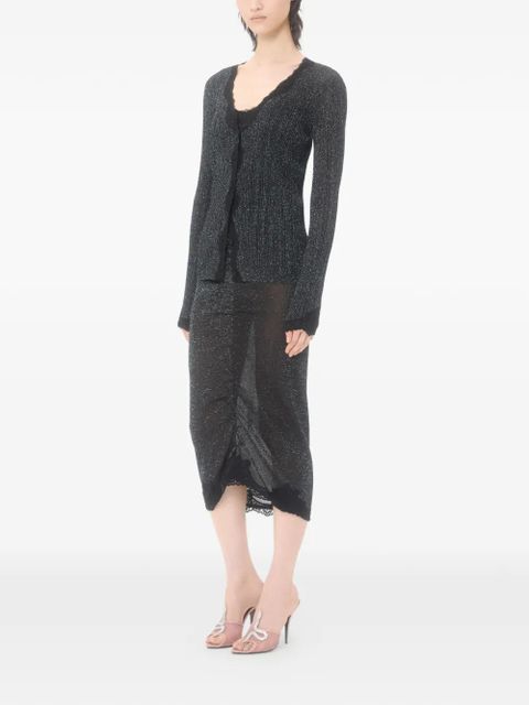 Valentino Garavani Lurex Knit Top - Black - zdjęcie produktu nr 2