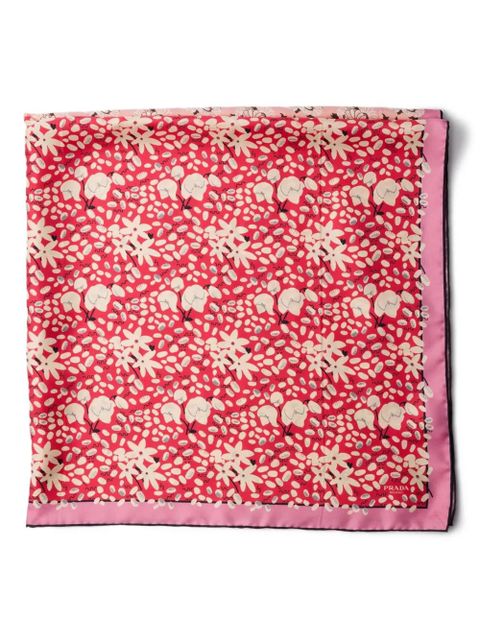 Prada silk scarf - Pink