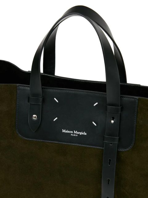Maison Margiela suede tote bag - Black