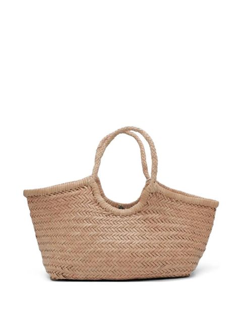 DRAGON DIFFUSION big Nantucket woven-leather tote bag - Neutrals - zdjęcie produktu nr 1