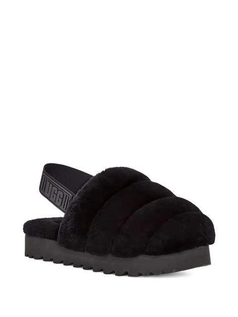 UGG Super Fluff "Black" slippers - zdjęcie produktu nr 2