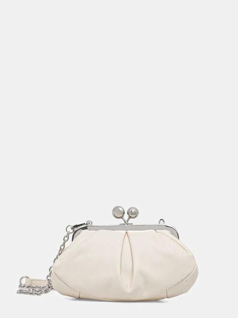 Weekend Max Mara torebka skórzana PRATI kolor beżowy 2615511164600 - zdjęcie produktu nr 1