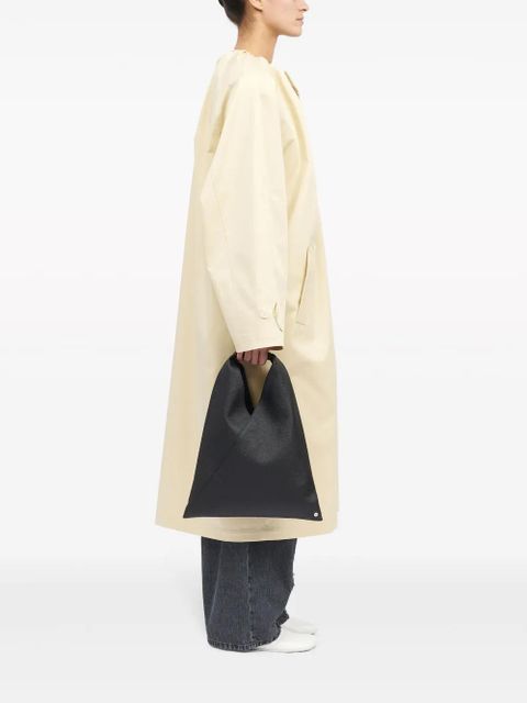 MM6 Maison Margiela small Japanese leather tote bag - Black - zdjęcie produktu nr 2