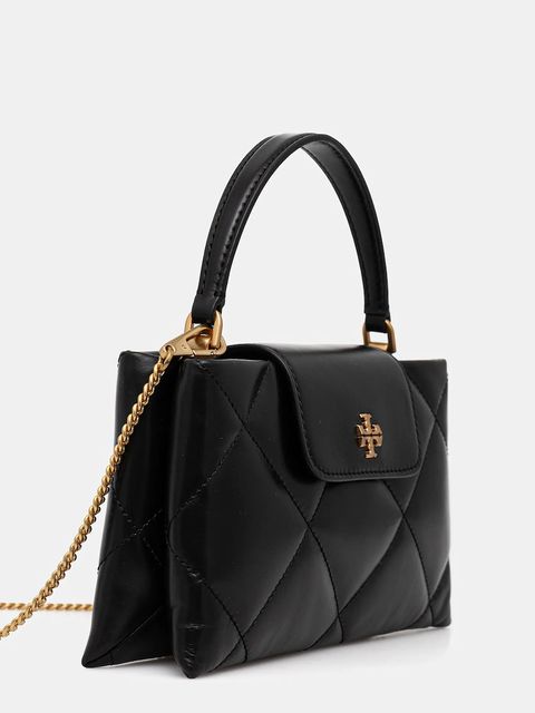 Tory Burch torebka skórzana Kira Diamond kolor czarny 174999-001 - zdjęcie produktu nr 2