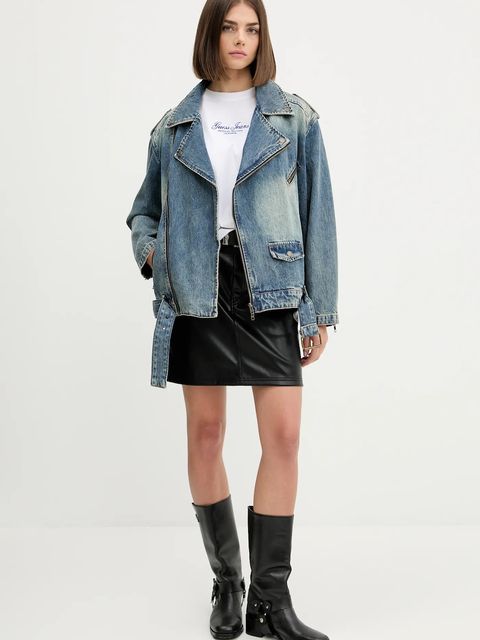 Guess Jeans t-shirt bawełniany damski kolor biały W5YI25 K8HM0