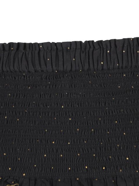 ISABEL MARANT ruffled tiered midi skirt - Black