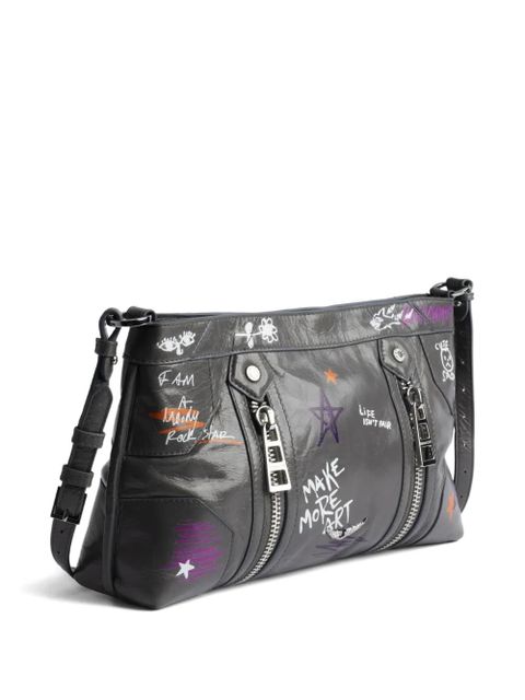 Zadig&Voltaire x Humberto Cruz Sunny Mood cross body bag - Grey