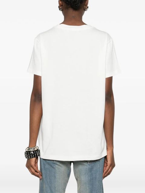 Blumarine logo-detail T-shirt - White