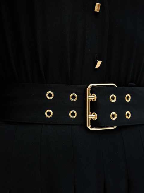 Marciano by Guess sukienka ANITA kolor czarny midi rozkloszowana 5YGK32 7356A