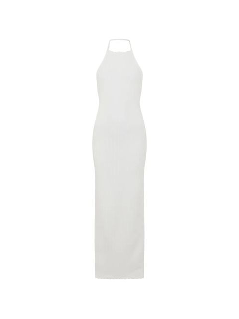Jacquemus halterneck ribbed dress - White - zdjęcie produktu nr 1