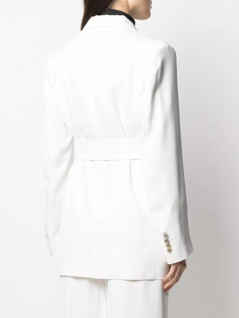 Golden Goose double-breasted belted blazer - White