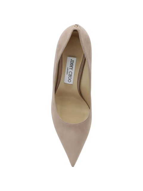 Jimmy Choo pointed-toe leather pumps - Pink