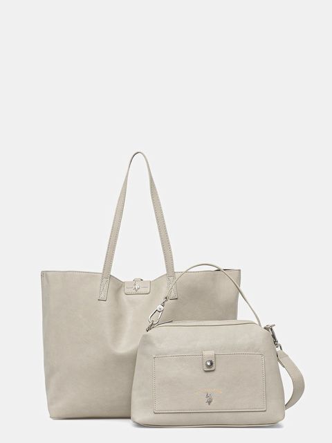 U.S. Polo Assn. torebka dwustronna Axtell Reversible kolor szary BIU4A8905WVP - zdjęcie produktu nr 1