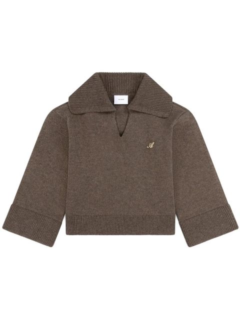 Axel Arigato Clio cropped jumper - Brown - zdjęcie produktu nr 1