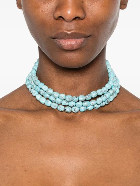 Cult Gaia Nora beaded necklace - Gold - zdjęcie produktu nr 2