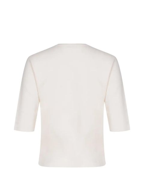 Max Mara three-quarter-sleeve T-shirt - White - zdjęcie produktu nr 2