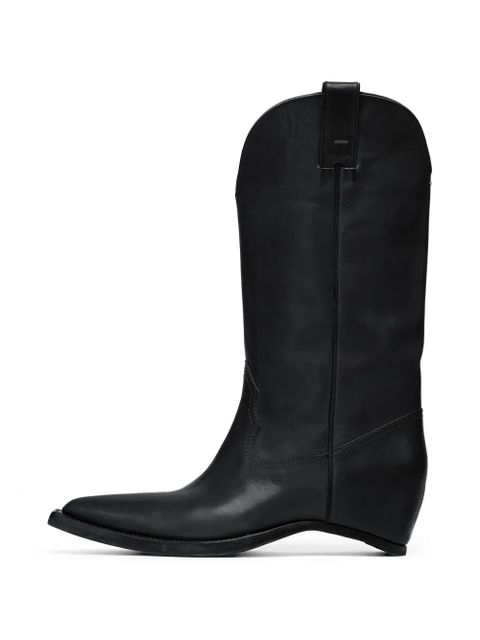 Maison Margiela pointed leather boots - Black - zdjęcie produktu nr 1