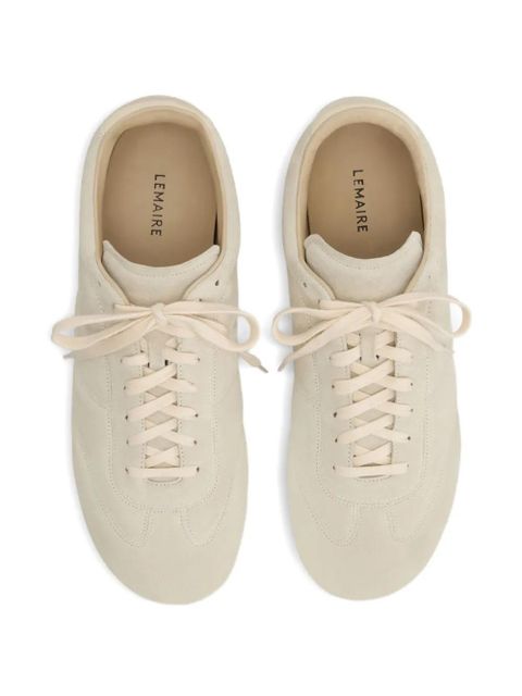 LEMAIRE quilted suede sneakers - Neutrals