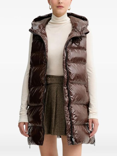 PINKO hooded zip coat - Brown - zdjęcie produktu nr 1