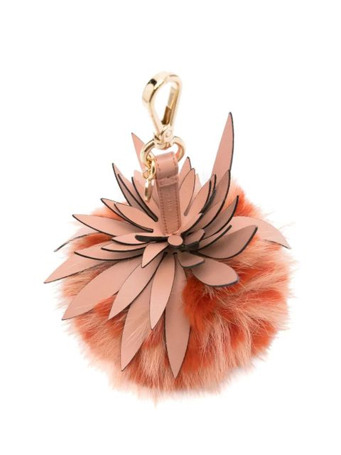 FENDI leather keychain - Orange - zdjęcie produktu nr 2