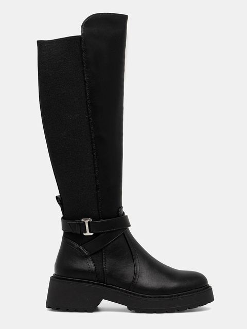 Steve Madden kozaki Caller damskie kolor czarny na platformie 11004962 - zdjęcie produktu nr 2