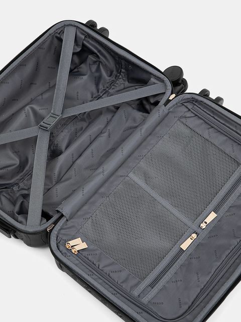 Guess walizka WILDER SMALL kolor czarny TWDP74 52983