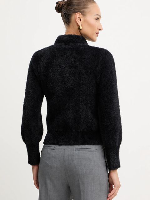 Morgan kardigan MDOMI damski kolor czarny lekki MDOMI