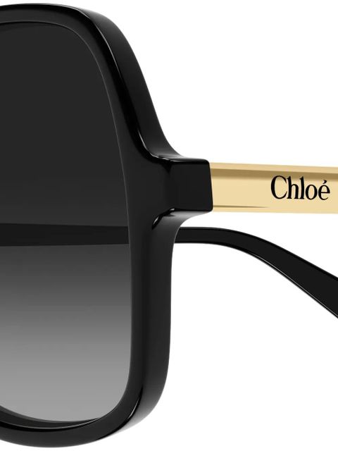 Chloé Eyewear pilot-frame sunglasses - Black - zdjęcie produktu nr 2