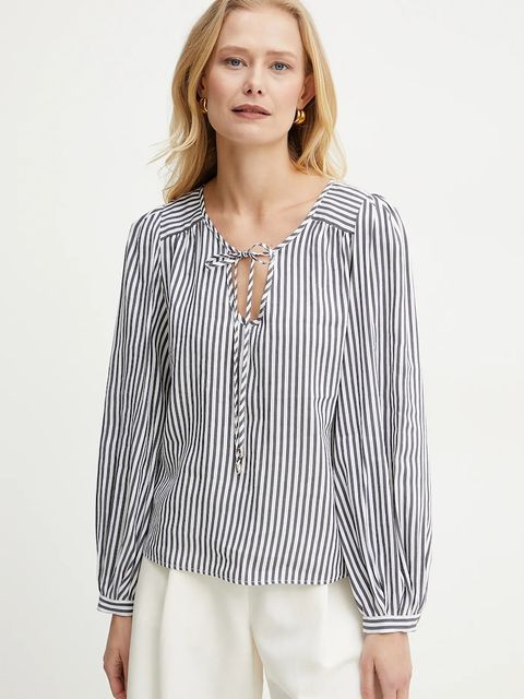 Marella bluzka z domieszką lnu ADDA - zdjęcie produktu nr 1