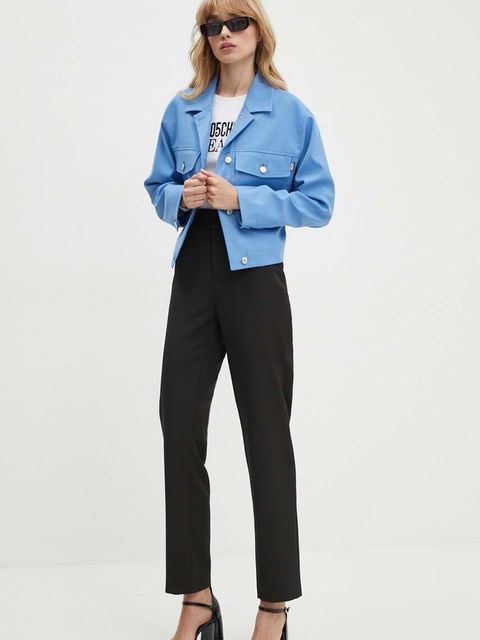 Moschino Jeans kurtka z domieszką wełny - zdjęcie produktu nr 2